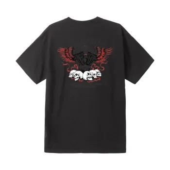 cafe 4 racer - Tričko Queen Kerosin Wild Rebel čierne - KING KEROSIN Tričká 