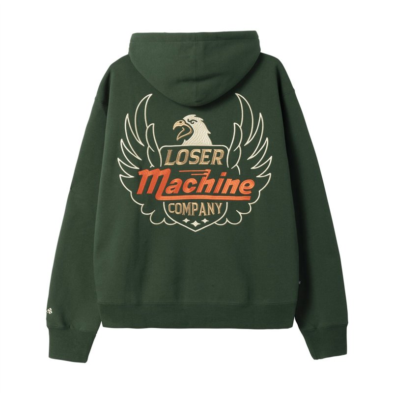 cafe 4 racer - Loser Machine Cresta vlastná mikina les - Loser Machine Company Mikiny s kapucňou 