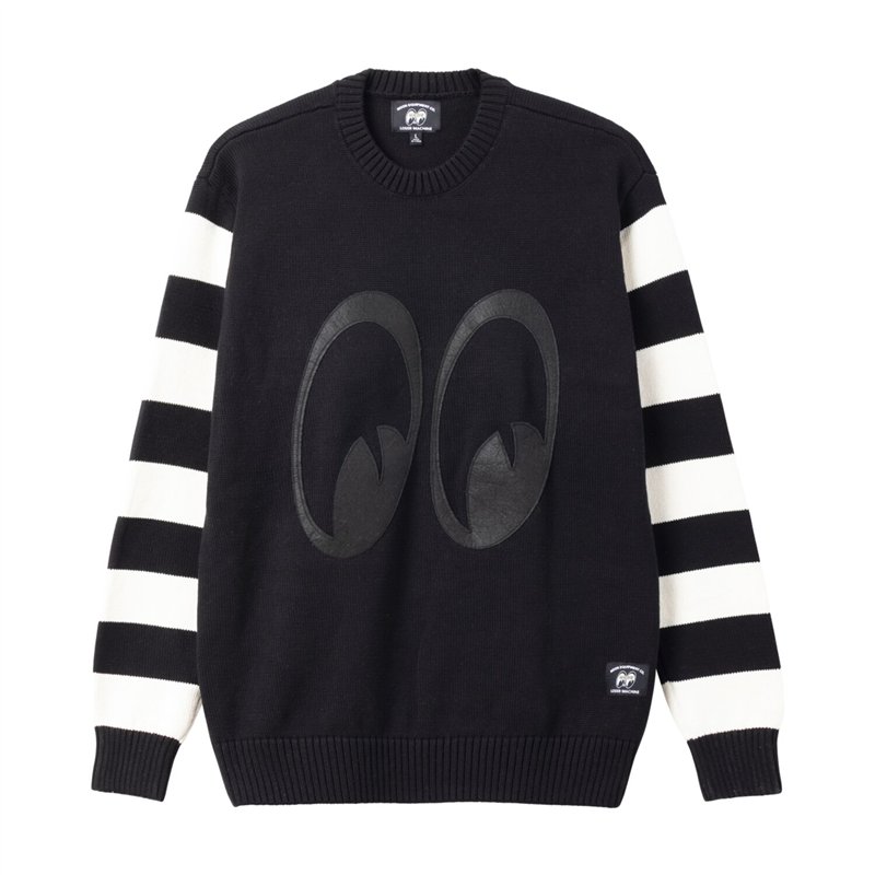 cafe 4 racer - Loser Machine Throttle sweatshirt black/white - Loser Machine Company Sweatshirts 