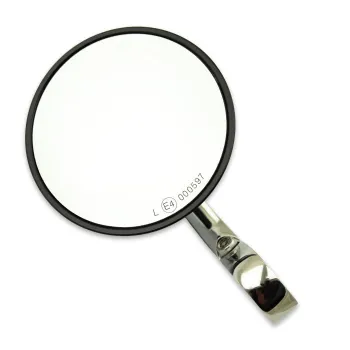 cafe 4 racer - Handlebar End Mirror "BOB 1" | Aluminum | chrome/black | D28 -  Bar end mirrors 4251926912793