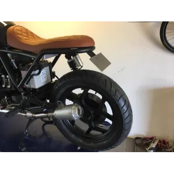 cafe 4 racer - Dvojité  sedlo pre  BMW K75/K100 - viacero možností výberu - Cafe4Racer Čalúnené 