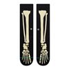 Stance Bones 3 ponožky čierne