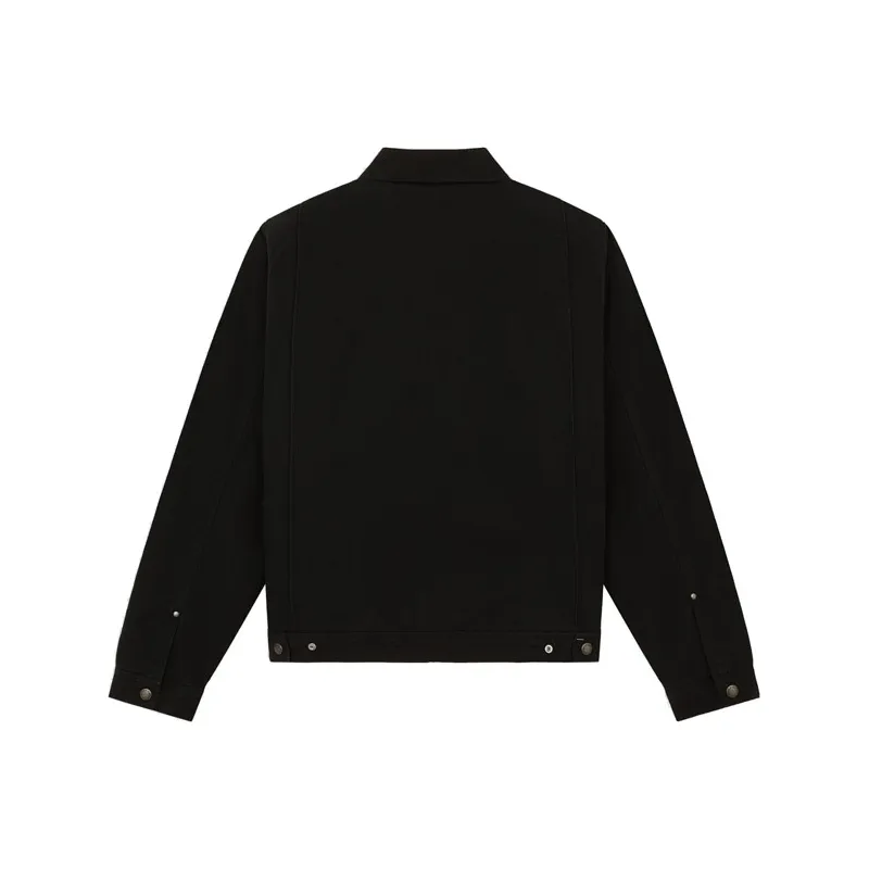 cafe 4 racer - Dickies Plátená maliarska bunda čierna - DICKIES Bundy 