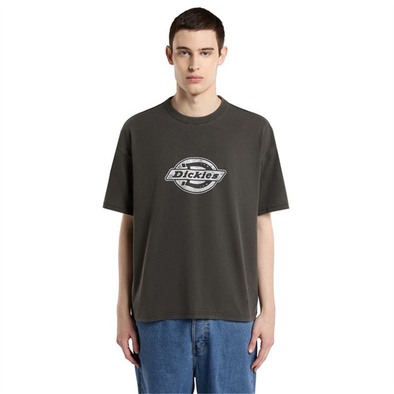 cafe 4 racer - Dickies Plainville tričko čierne - DICKIES Tričká 