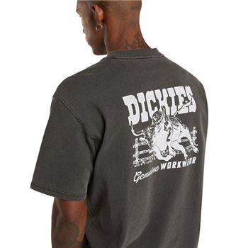 cafe 4 racer - Dickies Buchtell tričko čierne - DICKIES Tričká 