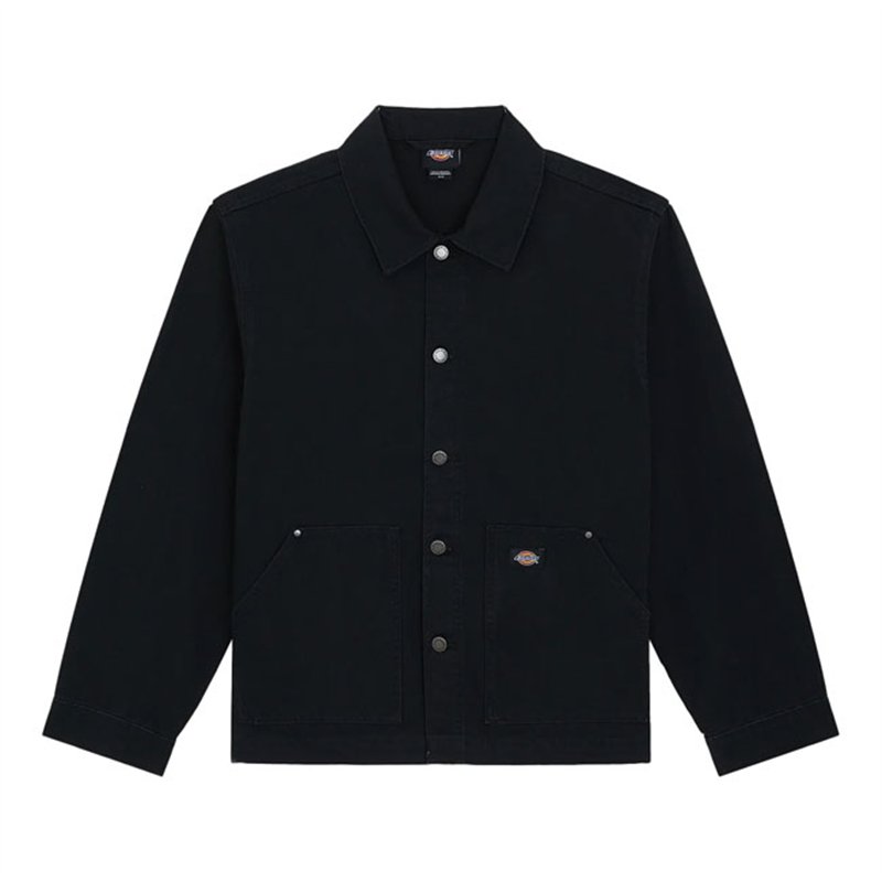cafe 4 racer - Dickies Barn nevyteplená bunda černá - DICKIES Bundy 