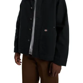 cafe 4 racer - Dickies Barn unlined jacket black - DICKIES Jackets 