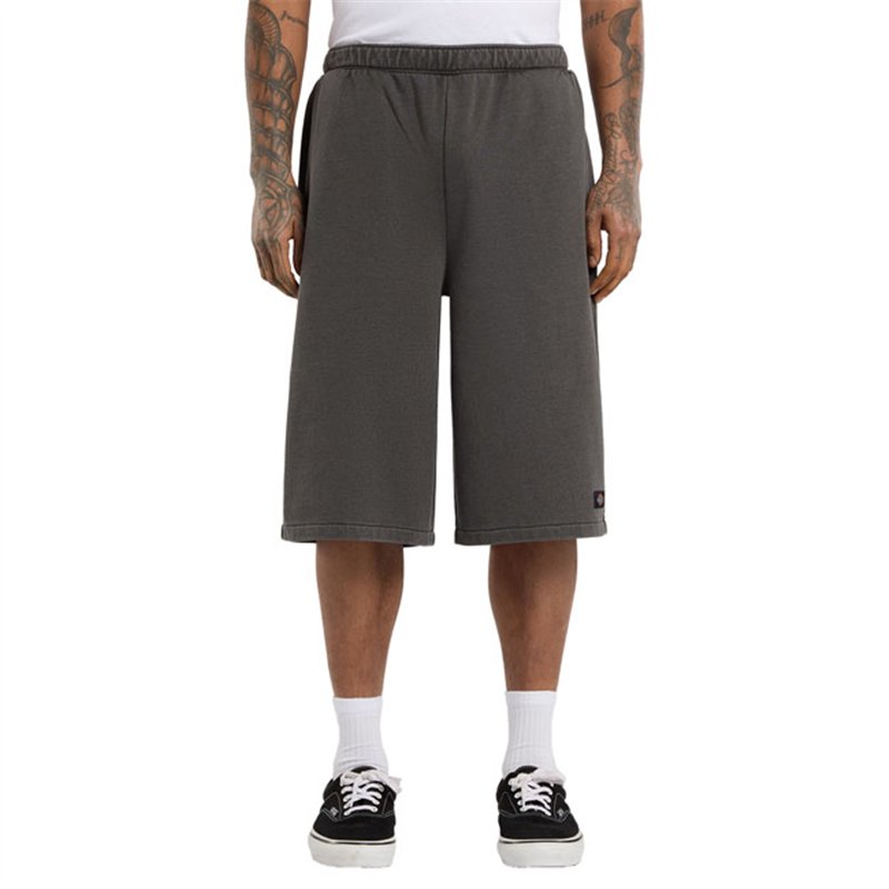 cafe 4 racer - Dickies Streetsboro teplákové šortky čierne - DICKIES Kraťasy 