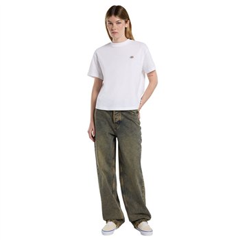 cafe 4 racer - Dickies Oakport dámske boxy tričko biele - DICKIES Tričká 