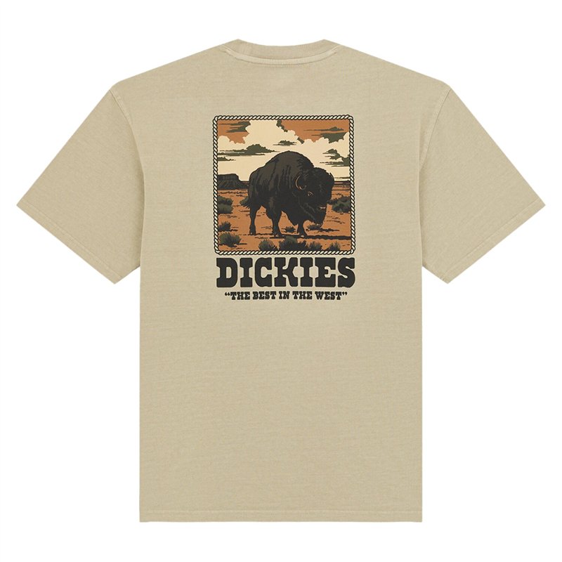 cafe 4 racer - Dickies Darrtown tričko béžové - DICKIES Tričká 