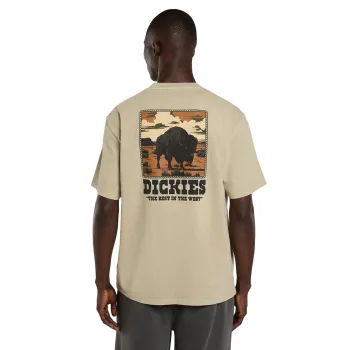cafe 4 racer - Dickies Darrtown tričko béžové - DICKIES Tričká 