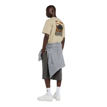 cafe 4 racer - Dickies Darrtown tričko béžové - DICKIES Tričká 