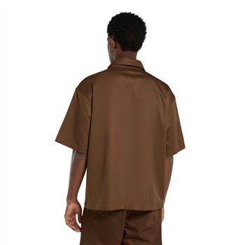 cafe 4 racer - Dickies Cadiz QZ shirt timber brown - DICKIES Shirts 
