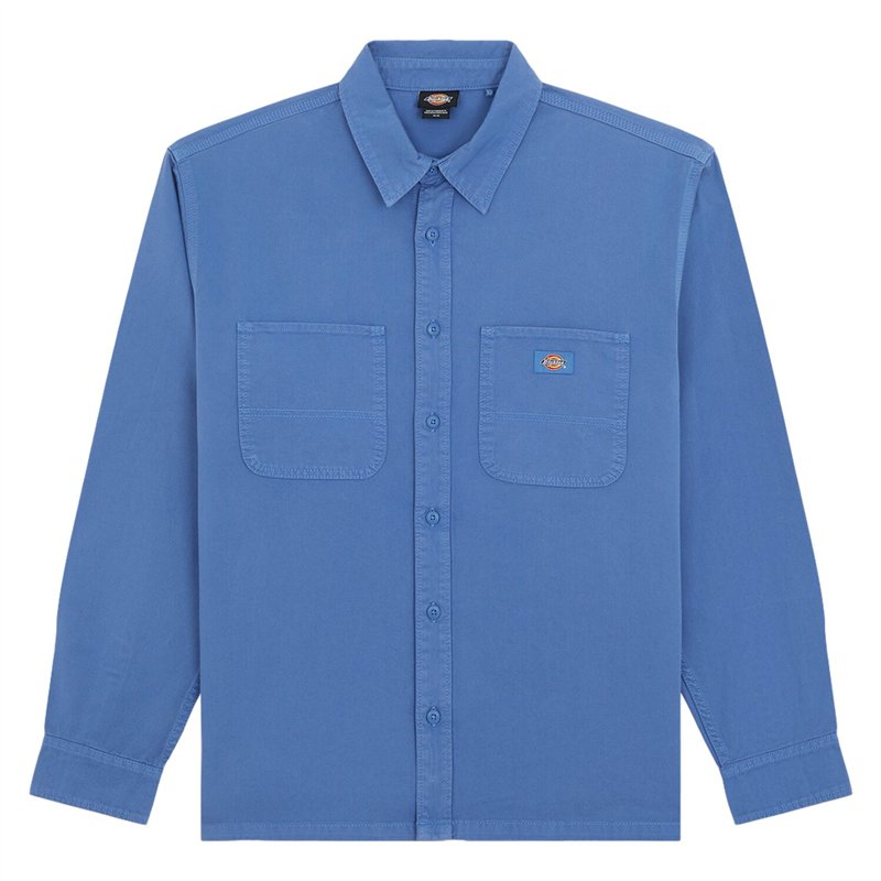 cafe 4 racer - Dickies 247 Garment Dyed Work shirt dutch blue - DICKIES Shirts 