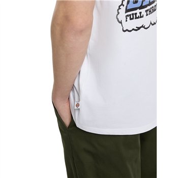 cafe 4 racer - Dickies Lakeridge t-shirt white - DICKIES T-Shirts 