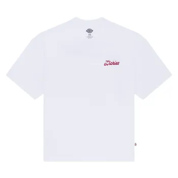 cafe 4 racer - Dickies Cornville tričko biele - DICKIES Tričká 
