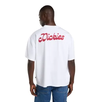 cafe 4 racer - Dickies Cornville tričko biele - DICKIES Tričká 