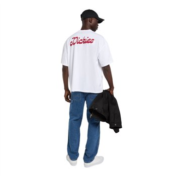 cafe 4 racer - Dickies Cornville tričko bílé - DICKIES Tričká 
