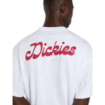 cafe 4 racer - Dickies Cornville tričko biele - DICKIES Tričká 