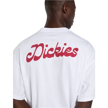 cafe 4 racer - Dickies Cornville tričko bílé - DICKIES Tričká 