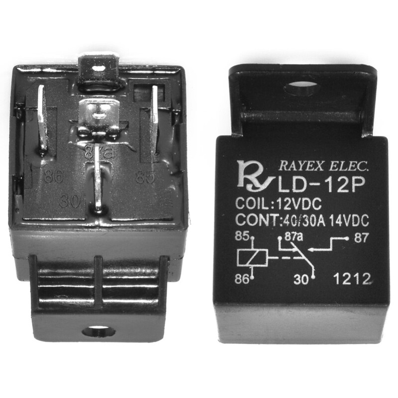 cafe 4 racer - TECNIUM Flasher Relay 30A 3Pins  Gilera Piaggo  - HS MOTO Germany Flasher relays 4251352615916