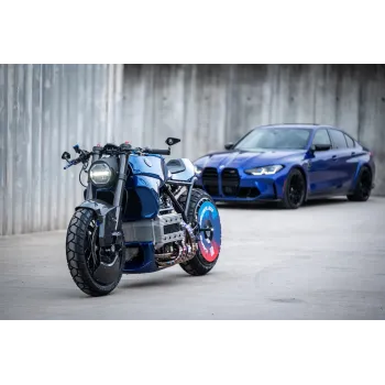 cafe 4 racer - Solo seat V2 for BMW K75/K100/K1100 CARBON  - Cafe4Racer Fiberglass&Carbon  platform 