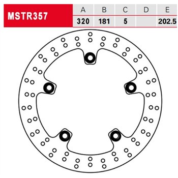 TRW Brake disc MSTR357