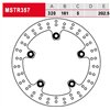 TRW Brake disc MSTR357