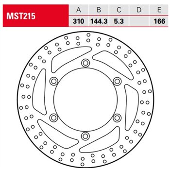 cafe 4 racer - MD6419C EBC INOX Contour-Disc - EBC Brake discs 