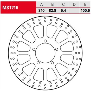 cafe 4 racer - UTVX6396 EBC INOX VEE-Rotor - EBC Brake discs 