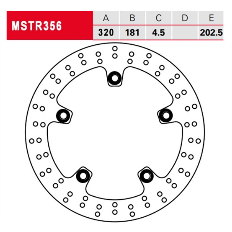 TRW Brake disc MSTR356
