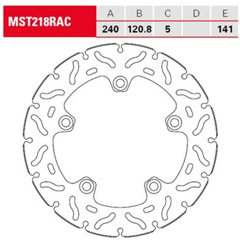 cafe 4 racer - TRW Brzdový kotouč MST414 - TRW Brzdové kotouče 3322937884384