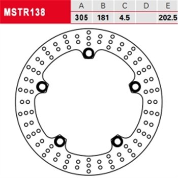 cafe 4 racer - TRW Brzdový kotouč MST443EC - TRW Brzdové kotouče 3322938023737