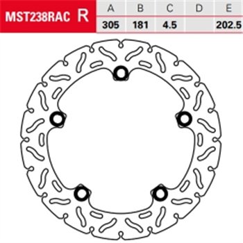cafe 4 racer - BREMB BRAKE DISC ORO SERIE 78B40861 - Brembo Brake discs 8020584622605