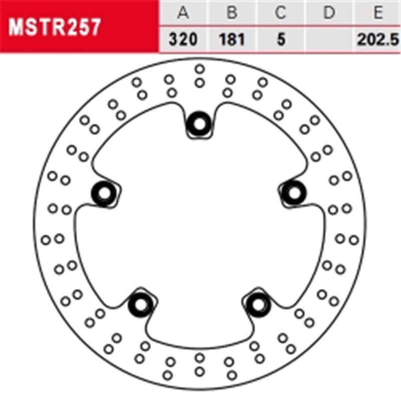 TRW Brake disc MSTR257