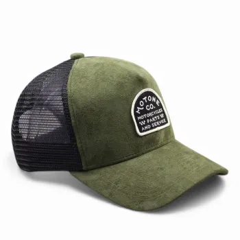 cafe 4 racer - Čiapka Carhartt Mesh Back Crafted Patch slate green - Carhartt Šiltovka 
