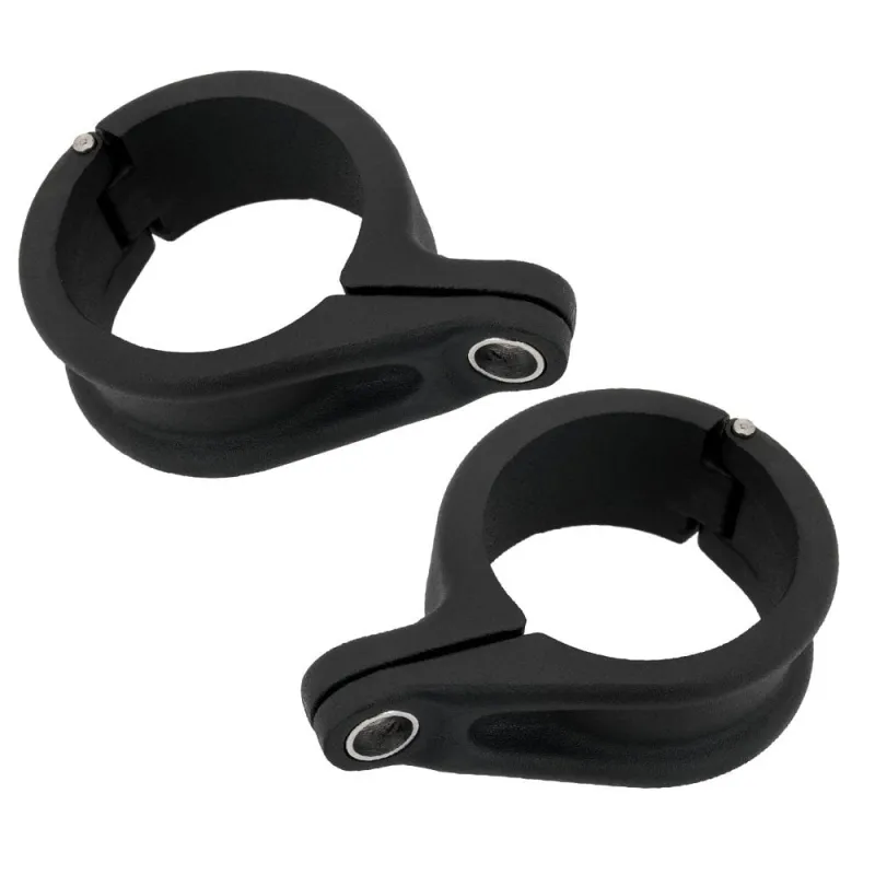 cafe 4 racer - The Clampits - 35mm - Indicator/Turn Signal Fork Mount Brackets - Motone CNC aluminum housing & brackets 