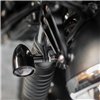 cafe 4 racer - The Clampits - 35mm - Indicator/Turn Signal Fork Mount Brackets - Motone CNC aluminum housing & brackets 