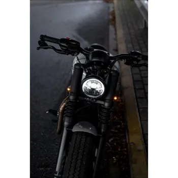cafe 4 racer - The SPATZ - 47mm Kryty vidlic Triumph Bobber/Speedmaster Integrované držáky blinkrů - Motone Bonneville Bobber 2016-NOW 