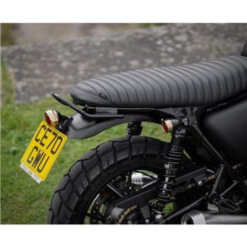 cafe 4 racer - Custom Billet směrová světla "JPS" Sada 2 ks - Černé/BRASS rámečky - Motone Standardní ukazatele směru 