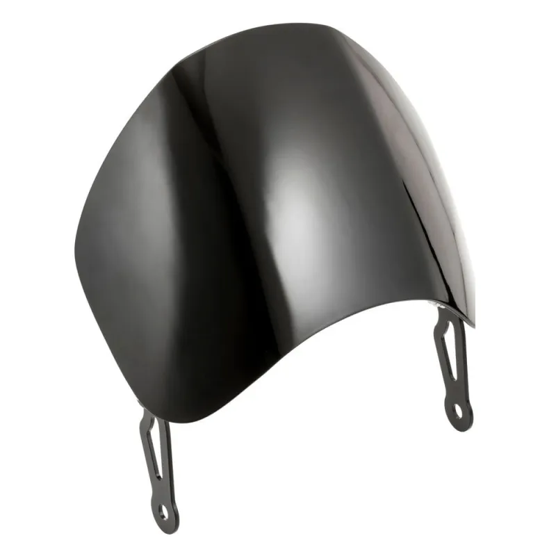 cafe 4 racer - Microblade Aluminium Screen Gloss Black - Motone Triumph Bonneville 