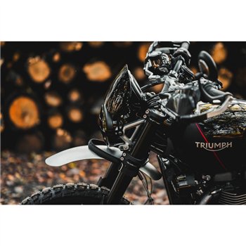 cafe 4 racer - Microblade Aluminium Screen Gloss Black - Motone Triumph Bonneville 