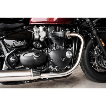 cafe 4 racer - Ranger Stupačky - Sada pro jezdce - Bobber - ČERNÁ - Motone Triumph Bonneville 