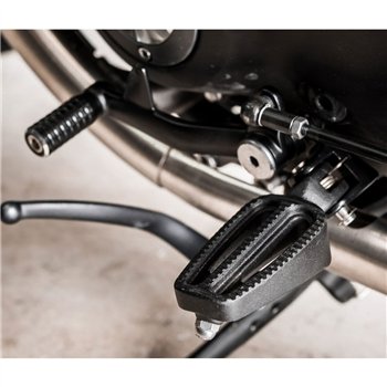 cafe 4 racer - Ranger Stupačky - Sada pre jazdca - Bobber - ČIERNA - Motone Triumph Bonneville 