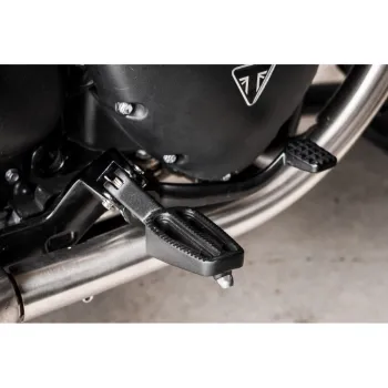 cafe 4 racer - Ranger Stupačky - Sada pro jezdce - Bobber - ČERNÁ - Motone Triumph Bonneville 