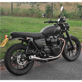 cafe 4 racer - Gemini - Brass Bar End Finishers - Motone Triumph Bonneville 