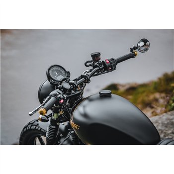 cafe 4 racer - Gemini - Mosadzné zakončenia riadidiel - Motone Triumph Bonneville 