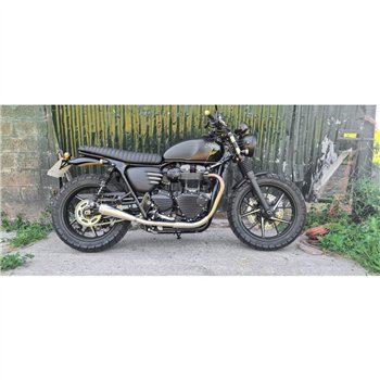 cafe 4 racer - Gemini - Mosadzné zakončenia riadidiel - Motone Triumph Bonneville 