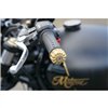 cafe 4 racer - Gemini - Mosazné zakončení řidítek - Motone Triumph Bonneville 