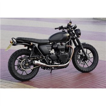 cafe 4 racer - Gemini - Brass Bar End Finishers - Motone Triumph Bonneville 